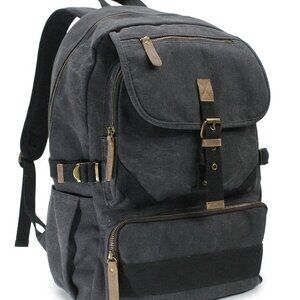 19" Mountain Hiking Sport Canvas Backpack C05GRY